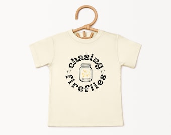 T-shirt pour enfants lucioles, t-shirt pour tout-petits lucioles, lucioles, chasse aux lucioles, cadeau pour les enfants en plein air, t-shirt lucioles, chemise lucioles