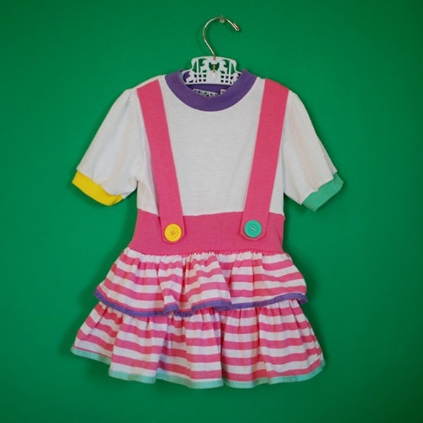 Vintage Pastel Toddler Dress- Size 3T