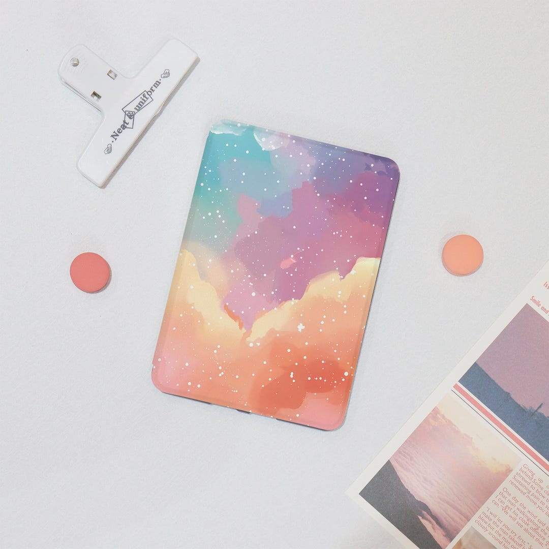 Custodia Flip Supporto Tablet In Pelle Per Amazon Kindle 8° 10° Bianco - Foto 3