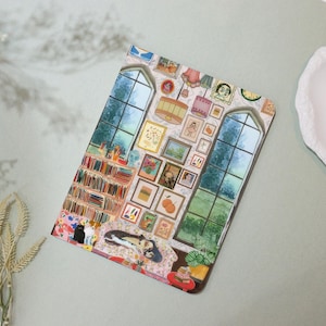 Cozy Interior Custom 2024iPad7/8/9/10 Air Mini3/5/6th Gen Pro11/12.9"Inch Cover Flip Book Case Pencil Holder Auto Wake/Sleep Gift for Her