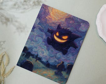 Van Gogh Baku Custom 2024iPad7/8/9/10 Air Mini3/5/6th Gen Pro11/12.9"Inch Cover Flip Book Case Pencil Holder Auto Wake/Sleep Gift for Her