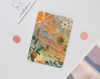 Estuche personalizado con diseño estético de cítricos para Kindle Basic 2024, Kindle 8/10/11/12, funda Colorsoft PaperWhite 5, KPW6, PaperWhite de 6,8 pulgadas