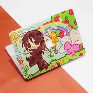 Cheerful Cartoon Character Name Custom Macbook Sleeve,Pro16 Inch Cases,Ret12/13/15 Handmade Laptop Cover,2018-2024Air A2941 A2179 Gift