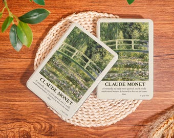 Etui Monet Lilies Kindle Paperwhite: Magnetyczna skóra jedwabna, automatyczne wybudzanie/uśpienie
