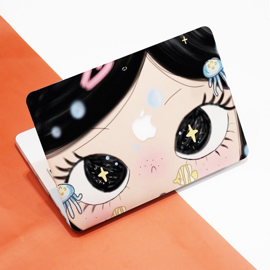 Personalized Cute Girl MacBook Case, Custom Pro 16 Inch Case, Retina 12 ...