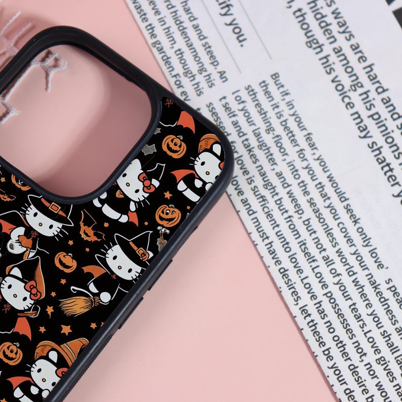 Hello Kitty Halloween Phone Case Personalised iPhone Case,iPhone 16 Pro Max,15 Pro,15 Plus,iPhone 14,13,12,11,XS Case,Custom Case,Gift idea bild 5