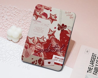 Faith-Inspired Red and White Kindle Case,Personalised Case Cover for Kindle Paperwhite 6''7''2024,Kindle Colorsoft Paperwhite Case10 11 12th