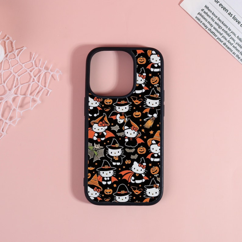 Hello Kitty Halloween Phone Case Personalised iPhone Case,iPhone 16 Pro Max,15 Pro,15 Plus,iPhone 14,13,12,11,XS Case,Custom Case,Gift idea bild 1