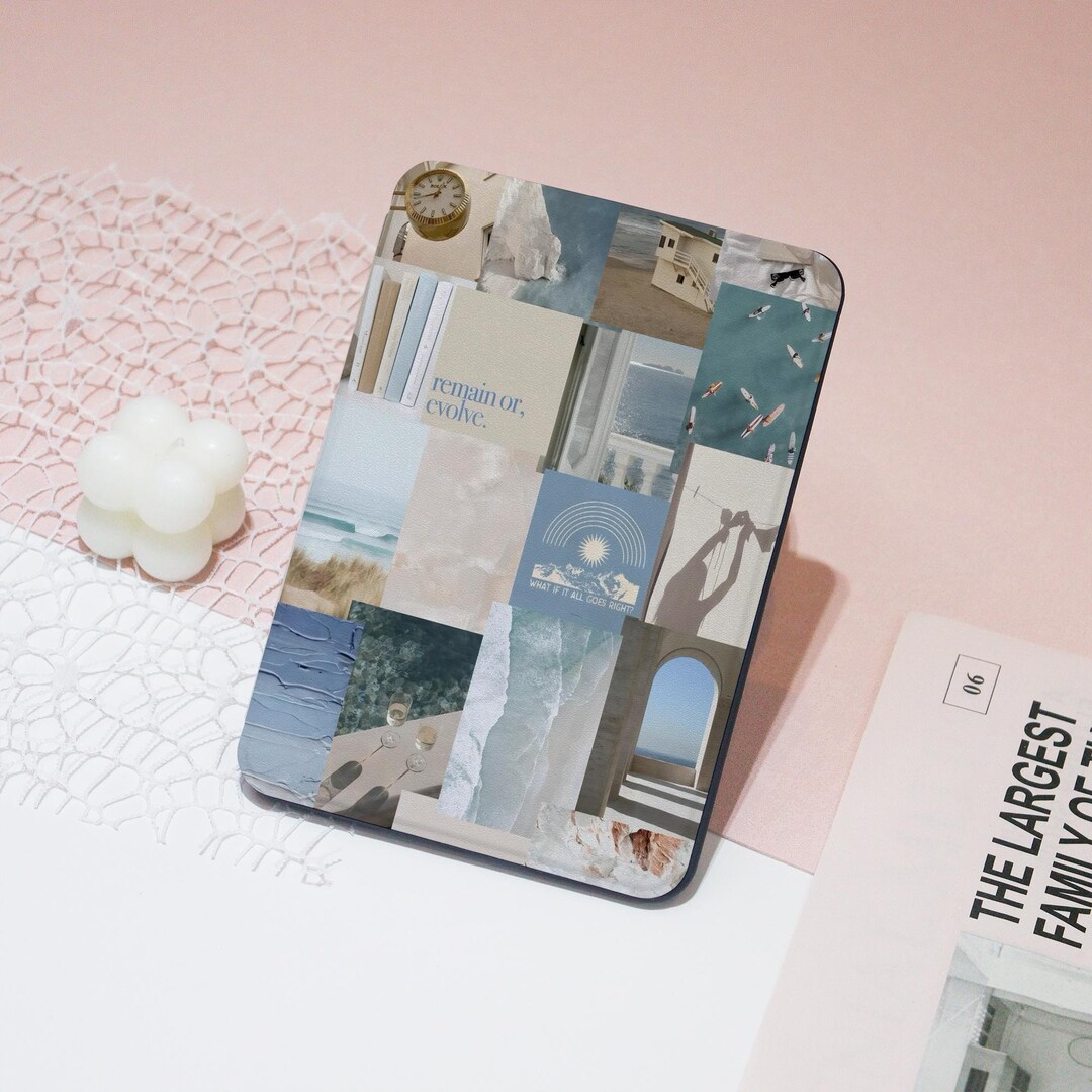 Custodia Flip Supporto Tablet In Pelle Per Amazon Kindle 8° 10° Bianco - Foto 10