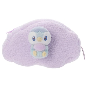 Pokemon Piplup Fluffy Plüsch Stoffbeutel / Japan japanischer Liebhaber / Federmäppchen Make-up Taschen