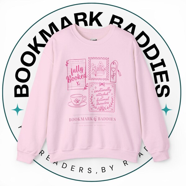 Ausgebucht, rosa Grafik || Pullover