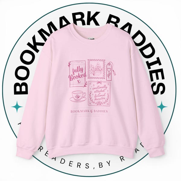 Ausgebucht, rosa Grafik || Pullover