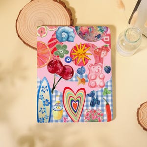 Custom Sticker Style iPad Case With Pencil Holder Cover for 2025 Air 7/6/5/4/3th 13&quot; iPad 11/10 Gen A16 10.9&quot;11&quot; iPad Pro 12.9 Inch Mini 6/7