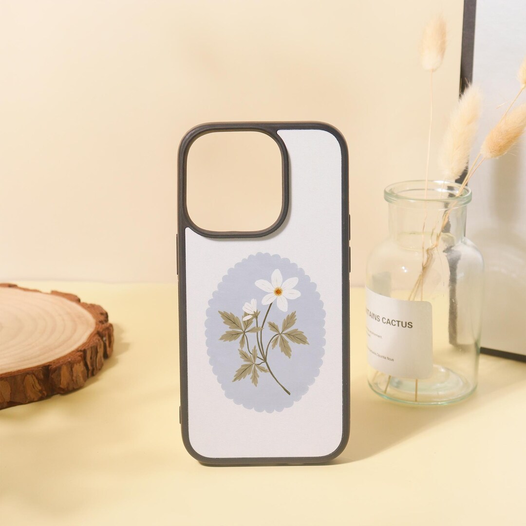 Custom Classical Daisy Design Pattern iPhone Case for iPhone 15 14 13 ...