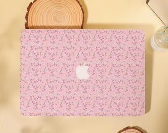 Creative Pink Floral Pattern MacBook Case Cover for Air 13