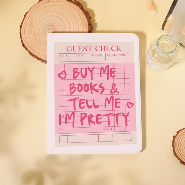 Custom Guest Check iPad Case With Pencil Holder Cover for 2025 Air 7/6/5/4/3th 13" iPad 11/10 Gen A16 10.9"11" iPad Pro 12.9 Inch Mini 6/7