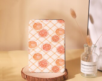 Refrisch Sommer Obst Patry Orange Muster Kindle Hülle Paperwhite 12th 7" Paperwhite 11th 6.8'' Kindle 11/12th Paperwhite 5/6/7th Cover 2025