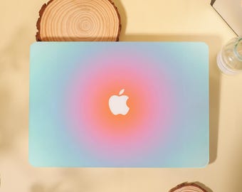 Creative Creative Blue-Orange Circle MacBook Case Cover for Air 13