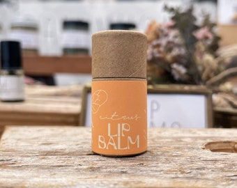 Organic Citrus Lip Balm // Tube // All Natural