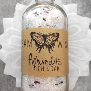 Aphrodite Bath Soak All Natural Organic Vegan image 6