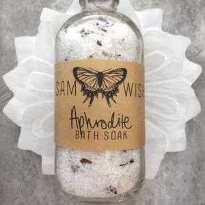 Aphrodite Bath Soak All Natural Organic Vegan image 5