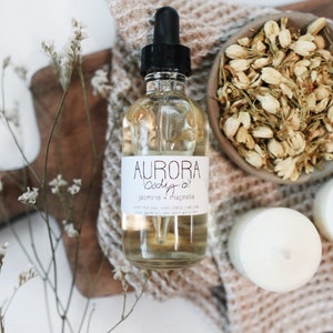 Organic Aurora Body Oil Jasmine Magnolia All Natural Vegan - Etsy