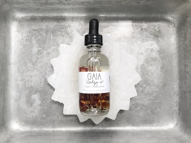 Organic Gaia Body Oil All Natural Vegan image 1