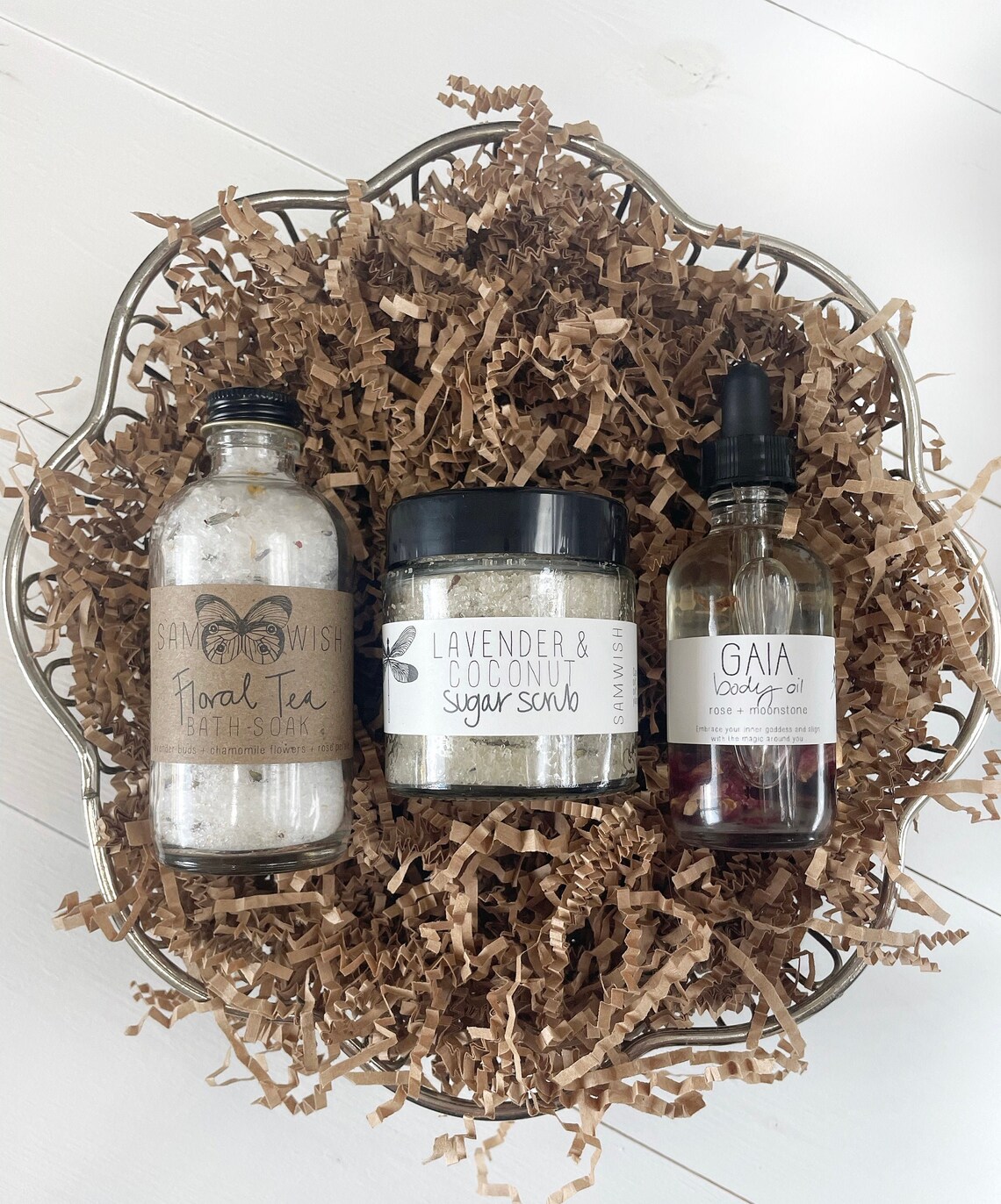 Organic Bath Time Trio // Gift Set // Spa // All Natural // // - Etsy