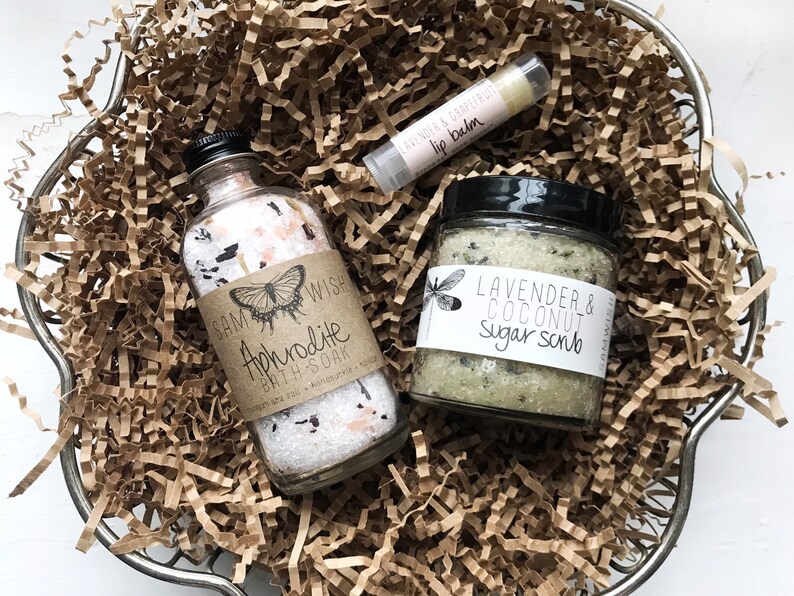 Spa Gift Set // Small // Organic Bath // Bath Set // For
