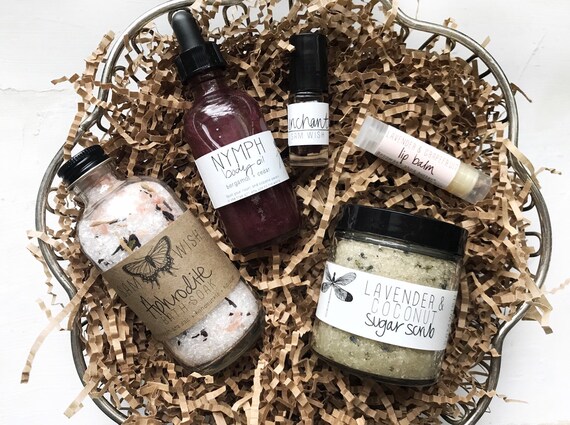 Complete Spa Gift Set // Large // Organic // Bath Set | Etsy