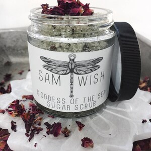 Organic Goddess of the Sea Sugar Scrub // All Natural // Vegan image 5