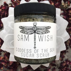 Organic Goddess of the Sea Sugar Scrub // All Natural // Vegan image 3