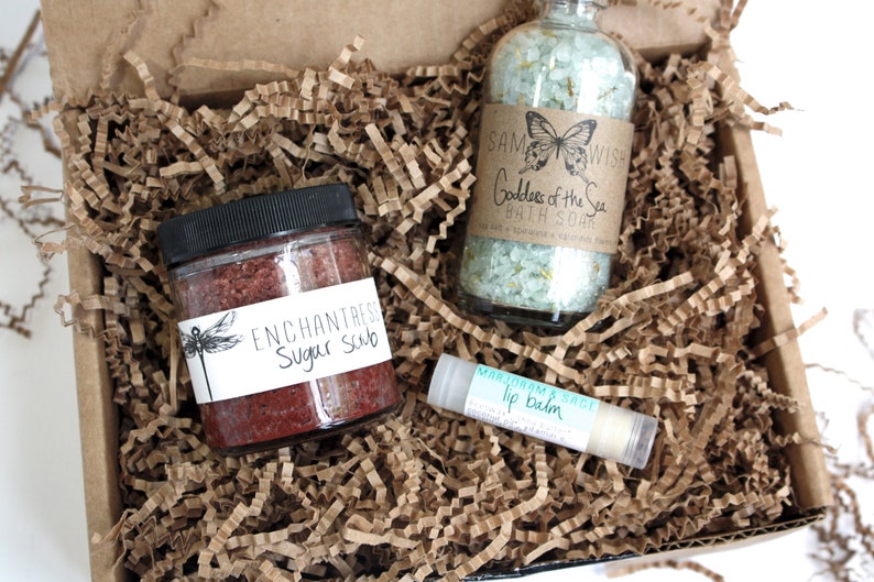 Spa Gift Set // Small // Organic Bath // Bath Set // For