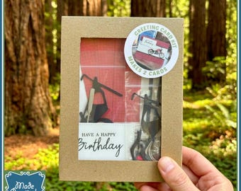 Mighty Motorcycle Greeting Card Craft Kit (Makes 2 Cards)