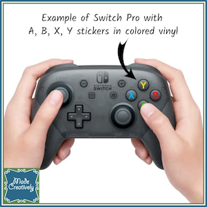 Video Game Controller Button Vinyl Stickers image 5