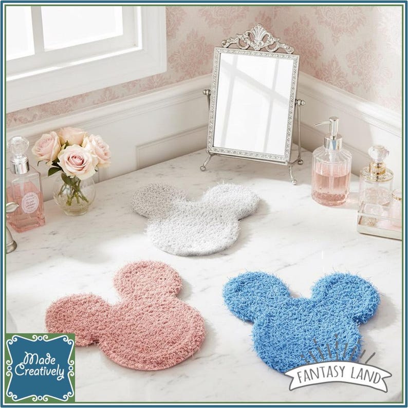 Mouse-Shaped Bath & Kitchen Scrubby - Cotton and Polyester Sets Set - Fantasy Land