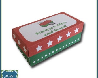 Digitaler Schuhkarton Packparty Mini-Schuhkarton