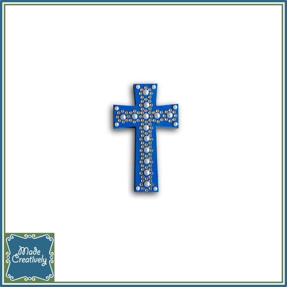 Wooden Cross With Rhinestones - Etsy