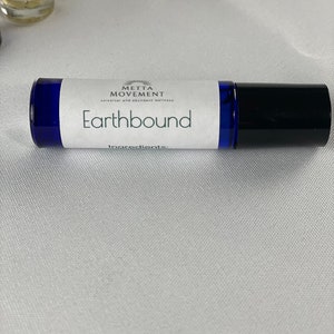 Earthbound Essential Oil Blend, Restful Sleep, Down to Earth, Chill Blend Oil Roller, Scented Oil Blend, Perfume, Natural Perfume image 1