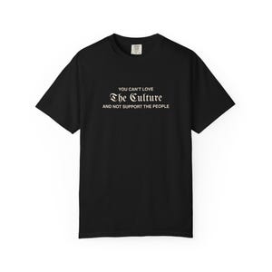 Mexikanisch-Amerikanisches Hemd, Cultura Comfort Farben T-Shirt | Chicano Pride stückgefärbtes T-Shirt | Unterstützen Sie das Kultur-Latino-Erbesgeschenk Bild 5