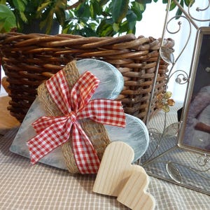 Wood Art, Home Decor, Hand Painted, Wooden heart, Valentine Gift