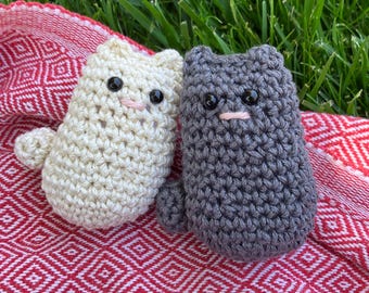 Crochet Chubby Cats, Adorable Amigurumi Kitties for Gifts and Decor