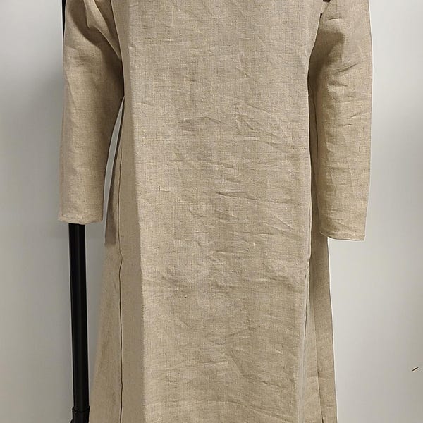 In STOCK LINEN Viking chemise SCA dress