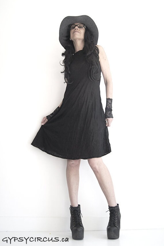 white christmas dresses Black Steampunk Dress – Steampunkstyler main image 1