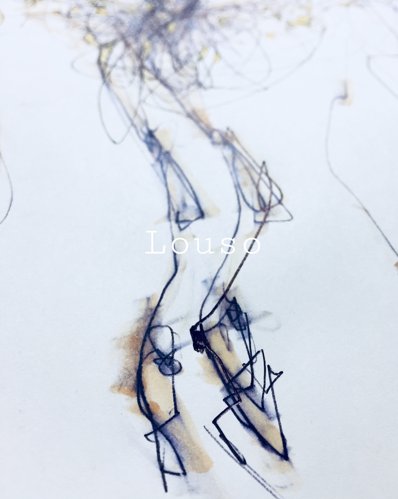 ballet art, art print, feet sketch, ballerina, pointe shoe, abstract art, figure drawing, wall art, contemporary art, dance gift