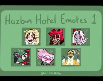 Hazbin Hotel Emotes for Twitch/Discord/YouTube