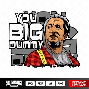 Fred Sanford Svg Png, Sanford and Son png, Good Times Svg Png, Vintage Movie Png, Silhouette, Sublimation Png, Cricut Clipart