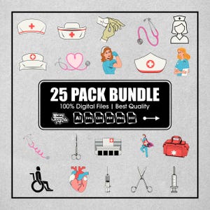 Krankenschwester SVG Bundle, Krankenschwester Zitate SVG, Arzt geschnitten Datei, Krankenschwester Superheld, Krankenschwester Herz, Krankenschwester Leben, Stethoskop, Cut Files für Cricut, Silhouette