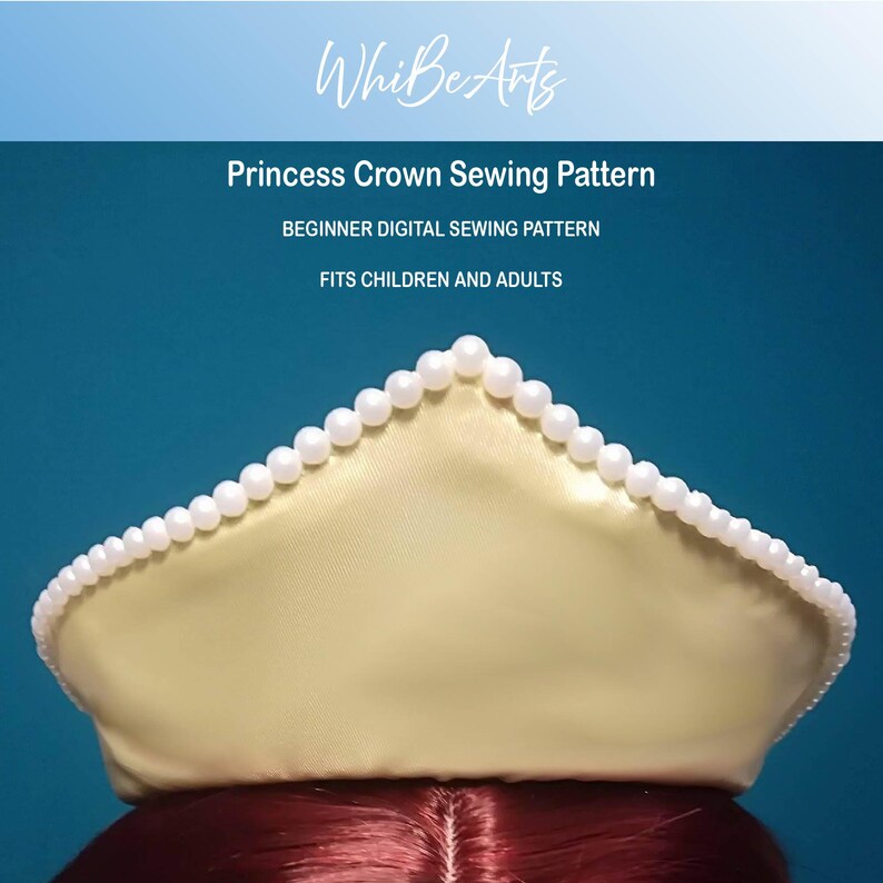 Tiara Pdf Tiara Style Princess Crown PDF Cosplay Sewing Pattern, Children and ...