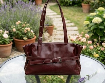 Bolso de hombro vintage de gran capacidad de piel sintética para mujer, bolso de mano minimalista, bolso de diario para ir al trabajo, bolso de mano con cremallera, regalo para ella, informal
